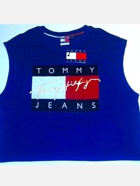 Tommy Hilfiger Celebrity Swag Gift LTD Vintage Collector's Crop Coachella Spring